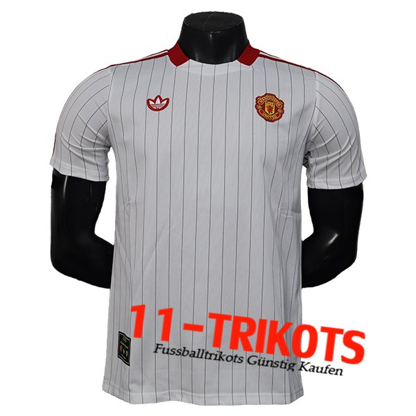 Manchester United Fussball Trikots Special Edition Weiß 2025/2026  Manchester United Fussball Trikots Special Edition Weiß 2025/2026