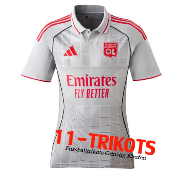 Neues lyon Damen Third Trikot 2025/2026  Neues lyon Damen Third Trikot 2025/2026
