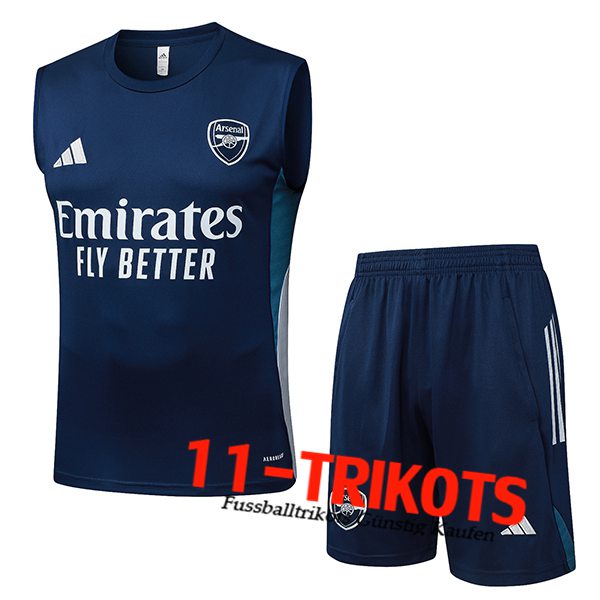 Arsenal Trainings-Tanktops Blau/Weiß 2025/2026