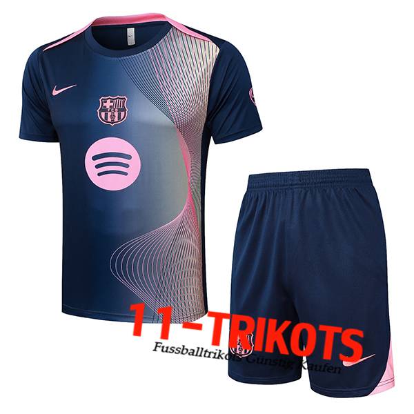 FC Barcelona Trainingstrikot Blau/Rosa 2025/2026