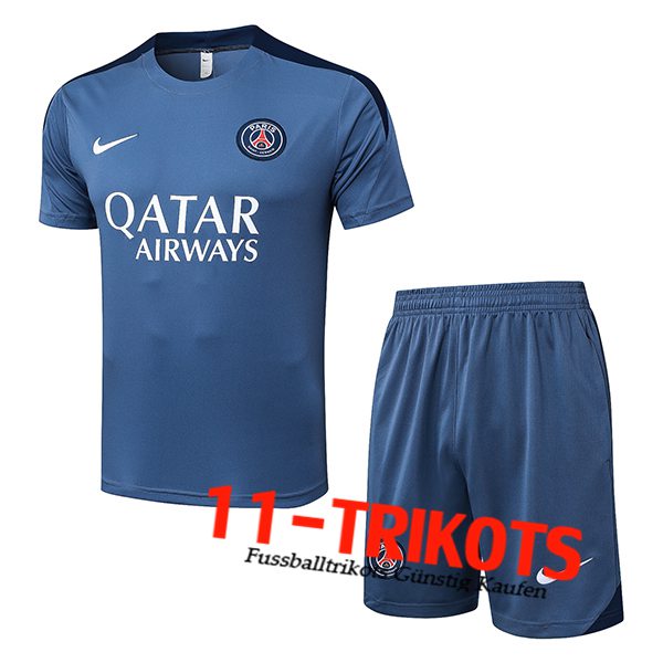 PSG Trainingstrikot Grau/Blau 2025/2026 -02