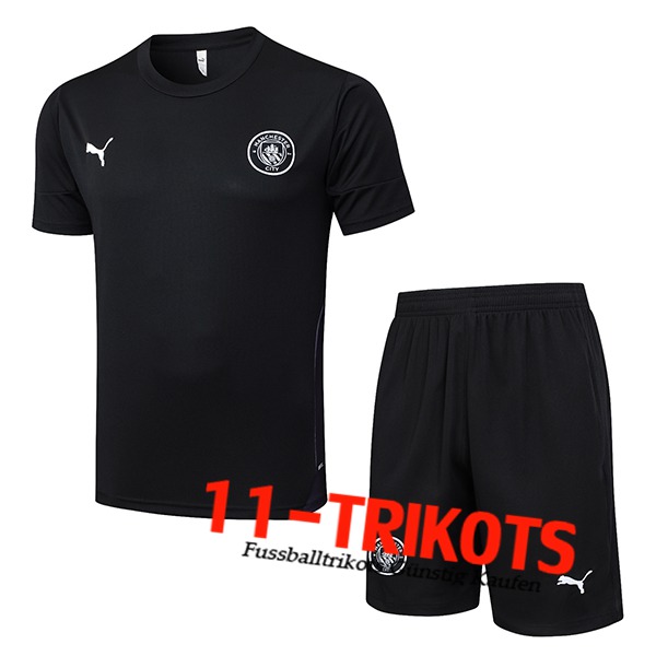 Manchester City Trainingstrikot Schwarz 2025/2026 -02