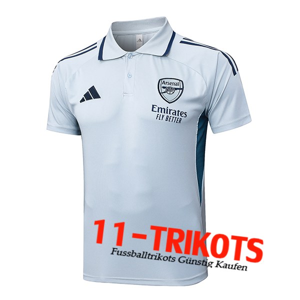 Arsenal Poloshirt Grau/Grün 2025/2026