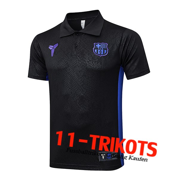 FC Barcelona Poloshirt Schwarz/lila 2025/2026