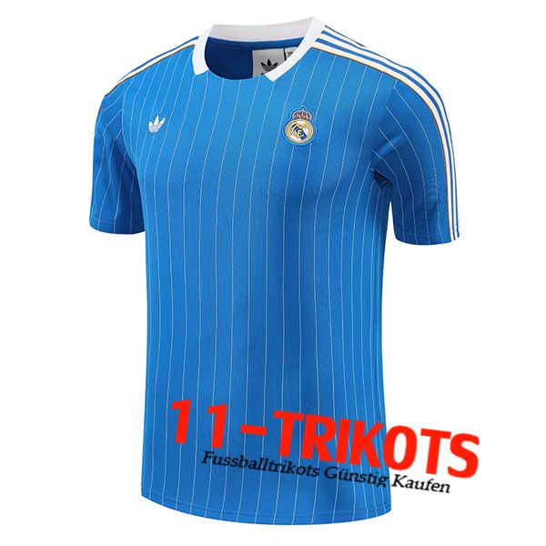 Real Madrid Trainingstrikot Blau 2025/2026 -04