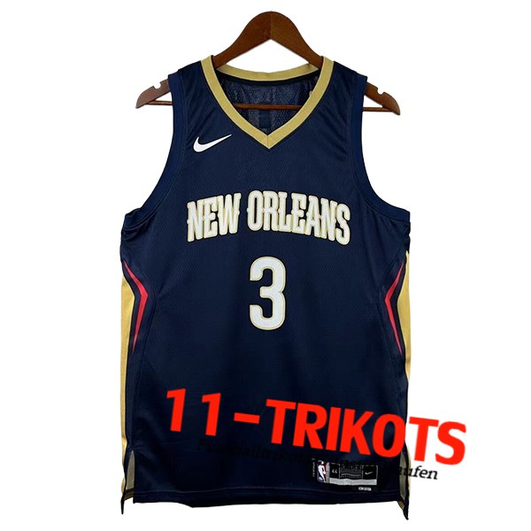New Orleans Pelicans Trikot (POOLE #3) 2025/26 Blau/Gelb New Orleans Pelicans Trikot (POOLE #3) 2025/26 Blau/Gelb