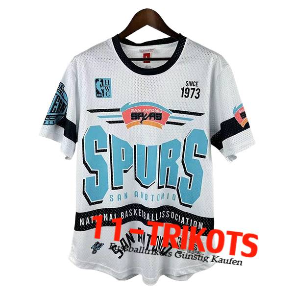 San Antonio Spurs Retro 2025/26 Weiß/Schwarz/Blau San Antonio Spurs Retro 2025/26 Weiß/Schwarz/Blau