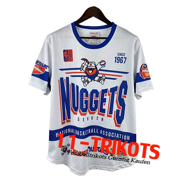 Denver Nuggets Retro 2025/26 Weiß/Blau/Orange