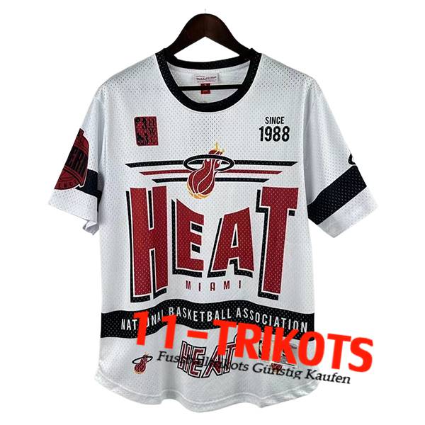Miami Heat Retro 2025/26 Weiß/Rot/Schwarz Miami Heat Retro 2025/26 Weiß/Rot/Schwarz