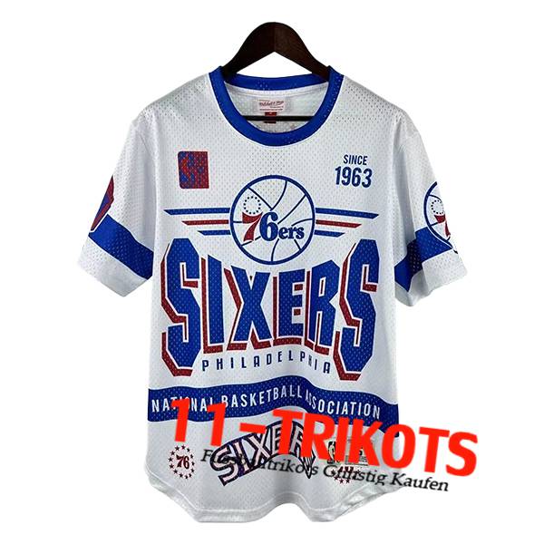 Philadelphia 76ers Retro 2025/26 Weiß/Blau