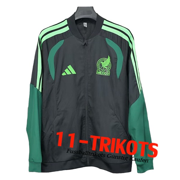 Mexiko Windjacke Schwarz/Grün 2025/2026