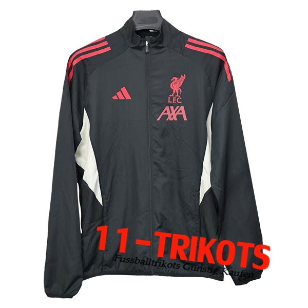 FC Liverpool Windjacke Schwarz/Rot/Weiß 2025/2026