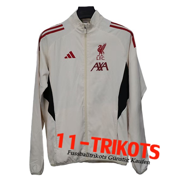 FC Liverpool Windjacke Beige/Rot/Schwarz 2025/2026