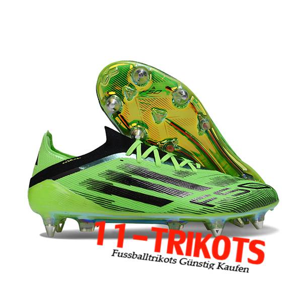 Adidas Fussballschuhe F50 Elite SG Grün/Schwarz -03 Adidas Fussballschuhe F50 Elite SG Grün/Schwarz -03