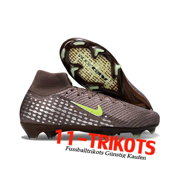 Nike Fussballschuhe Air Zoom Mercurial Superfly IIX Elite FG Braun/Grün Nike Fussballschuhe Air Zoom Mercurial Superfly IIX Elite FG Braun/Grün