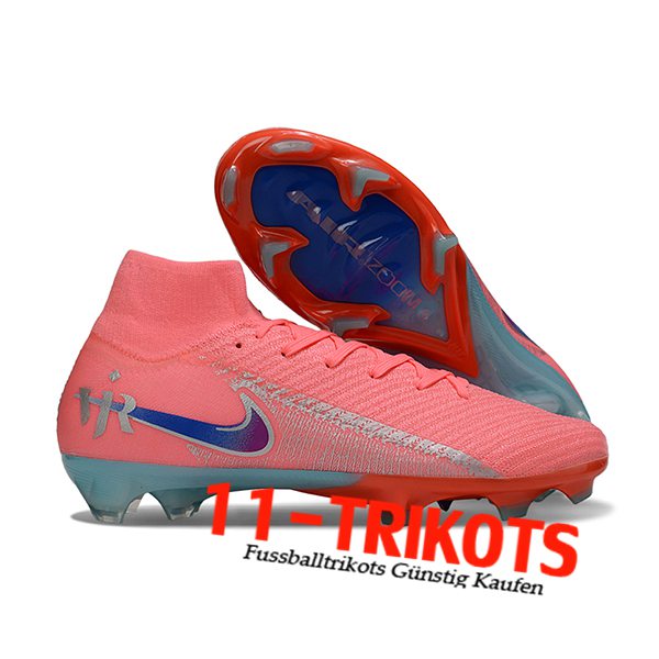 Nike Fussballschuhe Air Zoom Mercurial Superfly IIX Elite FG Rosa/Blau -02 Nike Fussballschuhe Air Zoom Mercurial Superfly IIX Elite FG Rosa/Blau -02