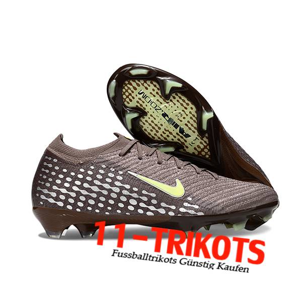 Nike Fussballschuhe AIR Zoom Mercurial Vapor 16 Elite XXV FG Braun/Grün Nike Fussballschuhe AIR Zoom Mercurial Vapor 16 Elite XXV FG Braun/Grün