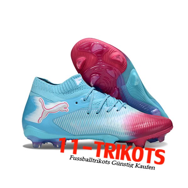 PUMA Fussballschuhe FUTURE 8 ULTIMATE FG/AG Blau/Rosa -02