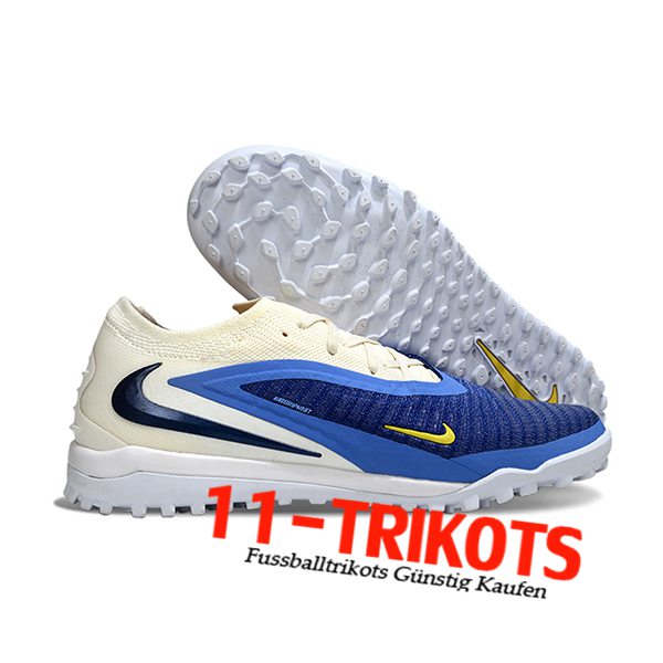 Nike Fussballschuhe Phantom GX III Elite TF Blau/Beige