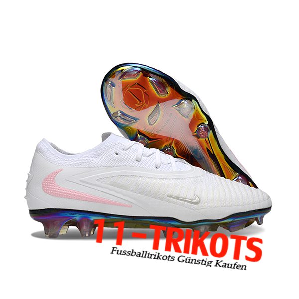 Nike Fussballschuhe Phantom GX III Elite FG Weiß/Rosa
