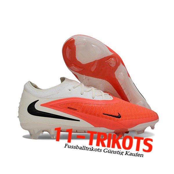 Nike Fussballschuhe Phantom GX III Elite FG Beige/Orange/Schwarz