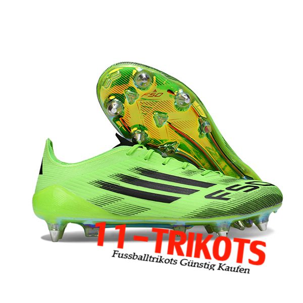 Adidas Fussballschuhe F50 ELITE SG Grün/Schwarz -02 Adidas Fussballschuhe F50 ELITE SG Grün/Schwarz -02