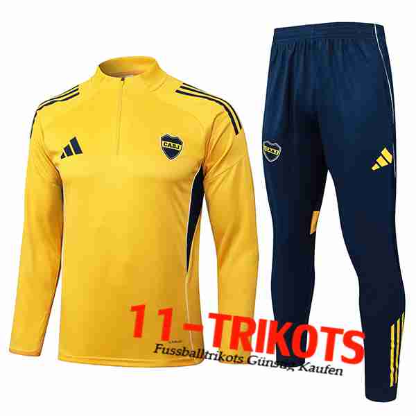 Boca Juniors Trainingsanzug Gelb/Blau 2025/2026
