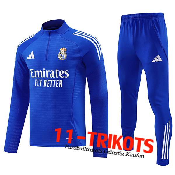 Real Madrid Trainingsanzug Blau 2025/2026