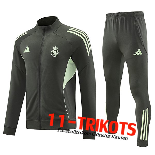 Real Madrid Trainingsanzug jacke Braun/Grün 2025/2026