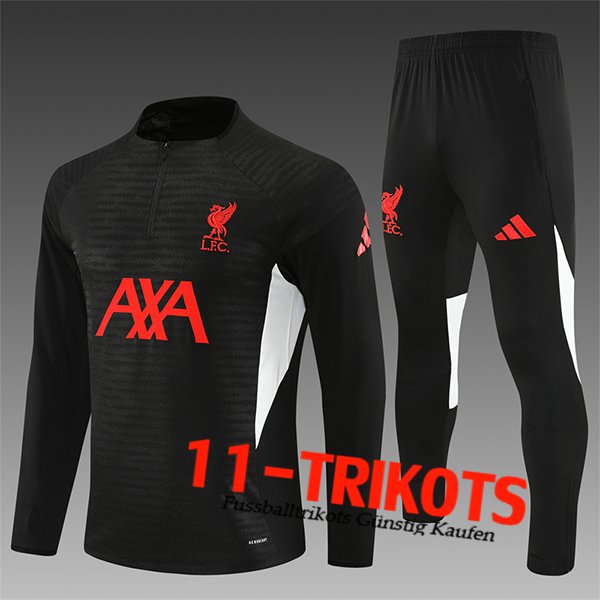 FC Liverpool Trainingsanzug Kinder Schwarz/Rot/Weiß 2025/2026 FC Liverpool Trainingsanzug Kinder Schwarz/Rot/Weiß 2025/2026