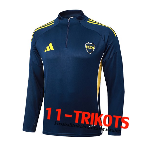 Boca Juniors Training Sweatshirt Blau/Gelb 2025/2026 Boca Juniors Training Sweatshirt Blau/Gelb 2025/2026