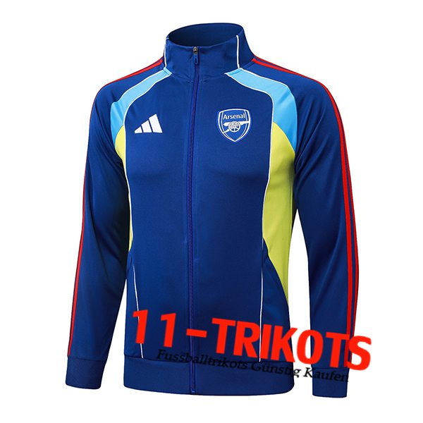 Arsenal Trainingsjacke Blau/Gelb 2025/2026  Arsenal Trainingsjacke Blau/Gelb 2025/2026
