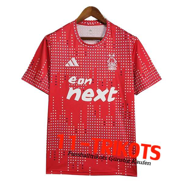 Nottingham Forest Trainingstrikot Rot 2025/2026 Nottingham Forest Trainingstrikot Rot 2025/2026