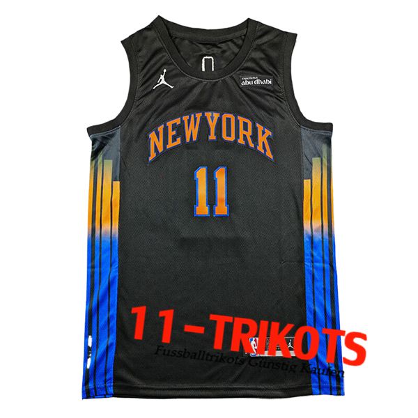 New York Knicks Trikot (BraunSON #11) 2025/26 Schwarz/Blau/Orange New York Knicks Trikot (BraunSON #11) 2025/26 Schwarz/Blau/Orange