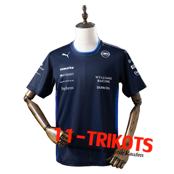 T-Shirt Williams Team Königsblau 2025 T-Shirt Williams Team Königsblau 2025