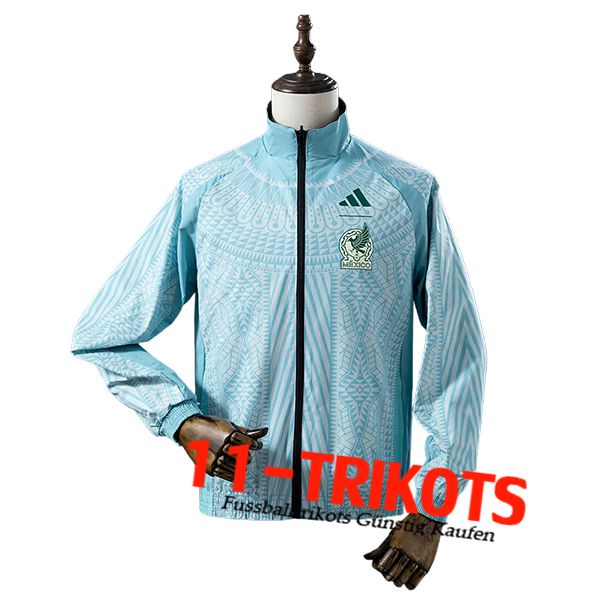 Mexiko Windjacke Hellblau 2025/2026 Mexiko Windjacke Hellblau 2025/2026