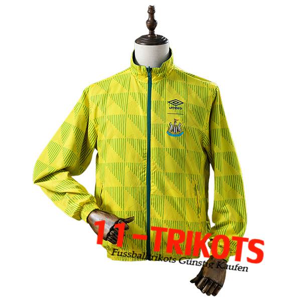 Newcastle United Windjacke Gelb/Grün 2025/2026 Newcastle United Windjacke Gelb/Grün 2025/2026