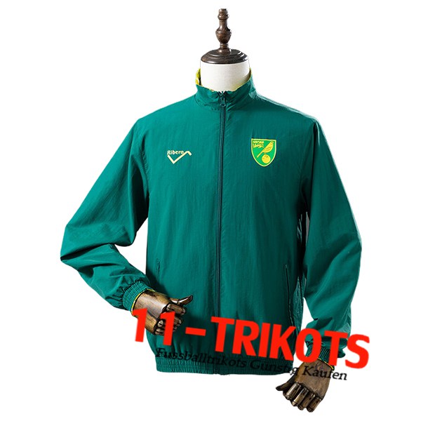 Norwich City Windjacke Grün 2025/2026 Norwich City Windjacke Grün 2025/2026