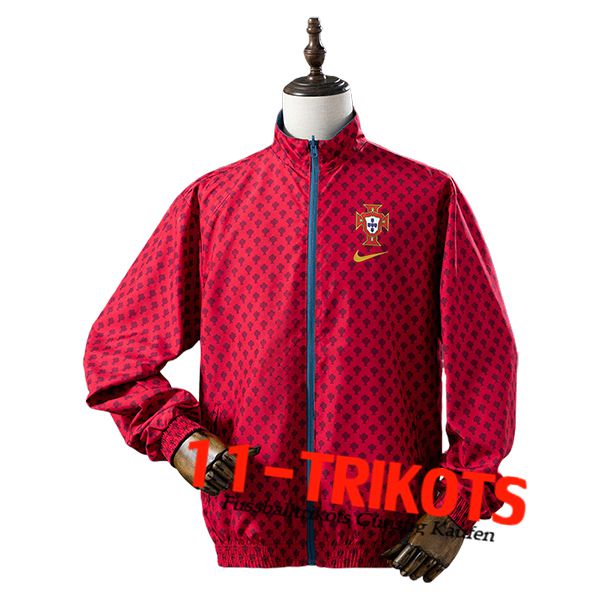 Portugal Windjacke Rot 2025/2026 Portugal Windjacke Rot 2025/2026