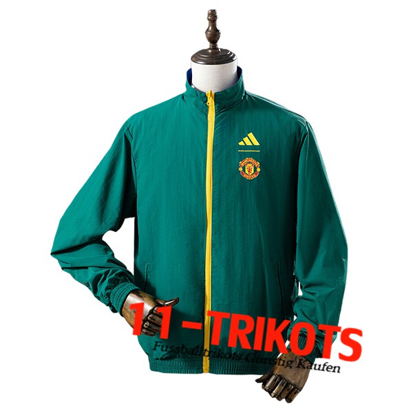 Manchester United Windjacke Grün 2025/2026 Manchester United Windjacke Grün 2025/2026