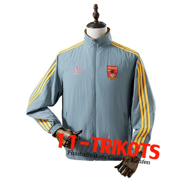Arsenal Windjacke Grau/Gelb 2025/2026