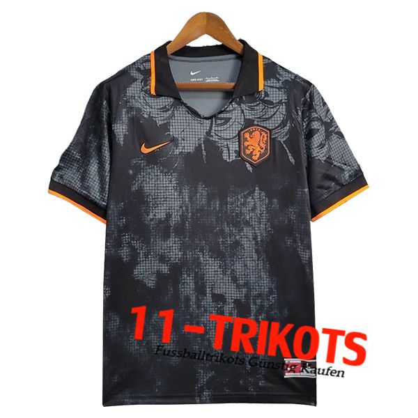 Niederlande Fussball Trikots Torhuter Schwarz 2025/2026 Niederlande Fussball Trikots Torhuter Schwarz 2025/2026