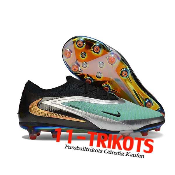 Nike Fussballschuhe Phantom GX III Elite AG Grün/Schwarz/Grau Nike Fussballschuhe Phantom GX III Elite AG Grün/Schwarz/Grau