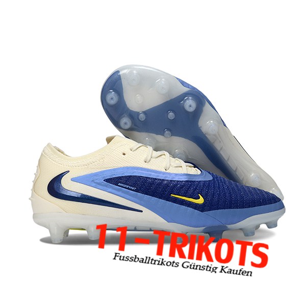 Nike Fussballschuhe Phantom GX III Elite AG Beige/Blau Nike Fussballschuhe Phantom GX III Elite AG Beige/Blau