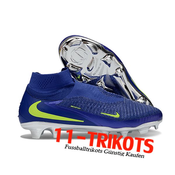 Nike Fussballschuhe Phantom GX III Elite FG Blau/Grün -02