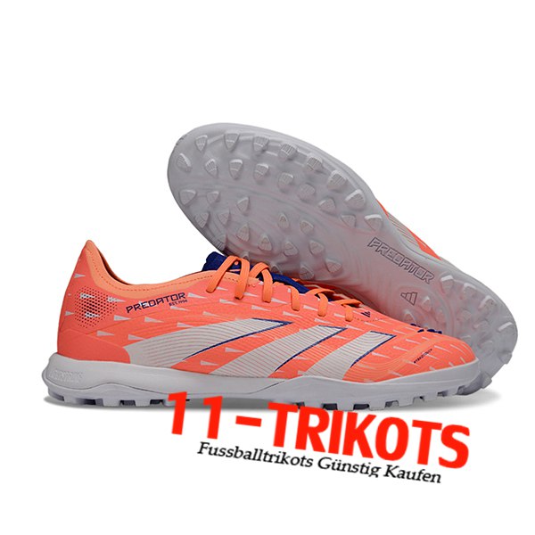 Adidas Fussballschuhe PREDATOR 25 ELITE TF BOOTS Orange/Weiß/Blau