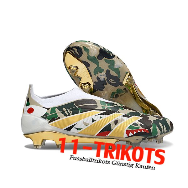 Adidas Fussballschuhe 25 Predator Elite LL FG Gelb/Grün/Weiß Adidas Fussballschuhe 25 Predator Elite LL FG Gelb/Grün/Weiß