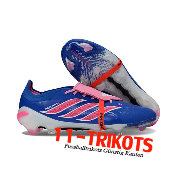 Adidas Fussballschuhe 26 Predator Elite Tongue FG Blau/Rosa Adidas Fussballschuhe 26 Predator Elite Tongue FG Blau/Rosa