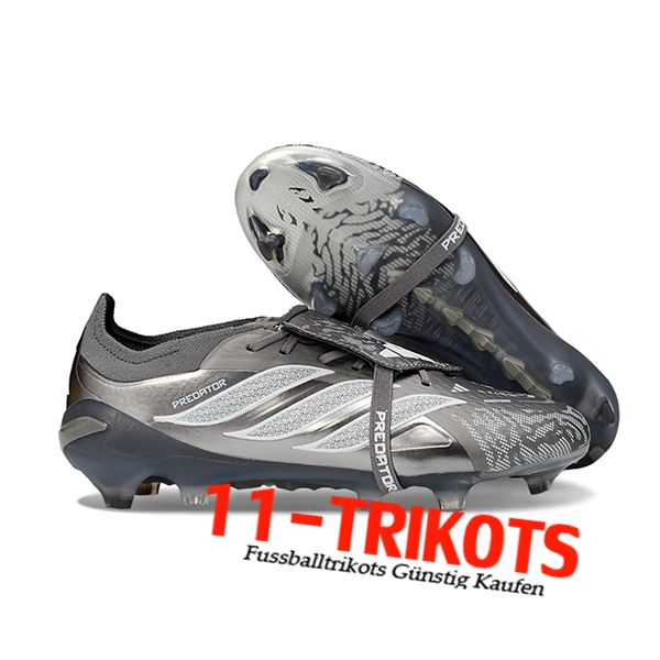 Adidas Fussballschuhe 26 Predator Elite Tongue FG Grau Adidas Fussballschuhe 26 Predator Elite Tongue FG Grau
