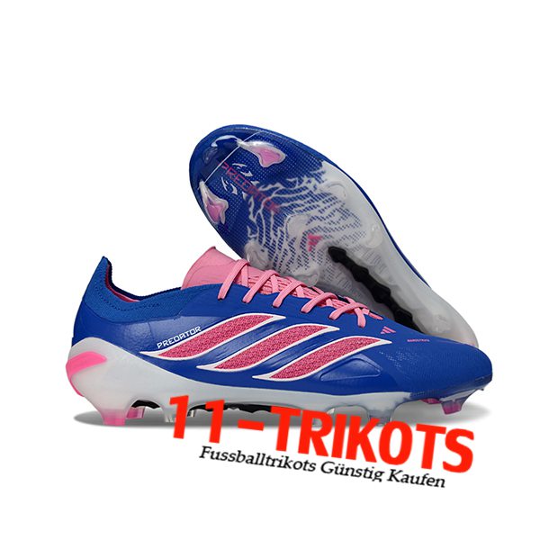 Adidas Fussballschuhe 26 Predator Elite FG Blau/Rosa Adidas Fussballschuhe 26 Predator Elite FG Blau/Rosa